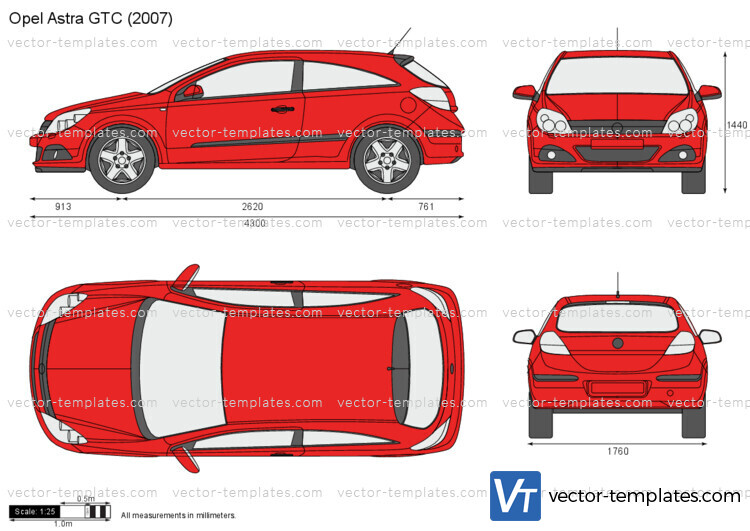 Templates - Cars - Opel - Opel Astra H GTC