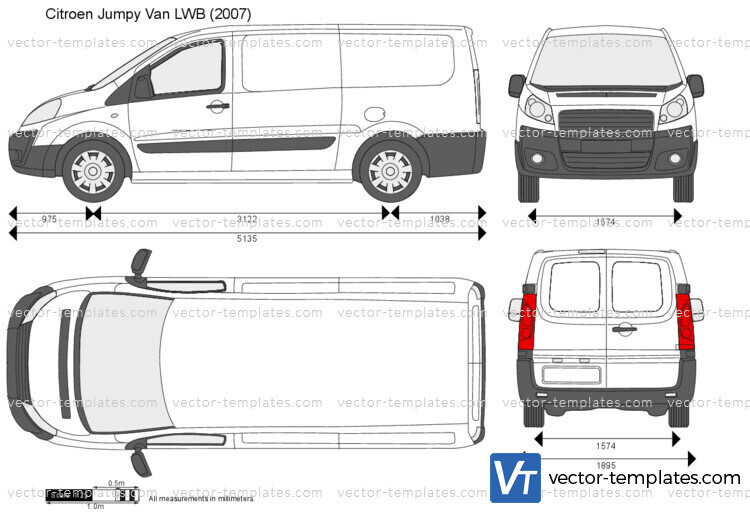 Templates - Cars - Citroen - Citroen Jumpy Van LWB