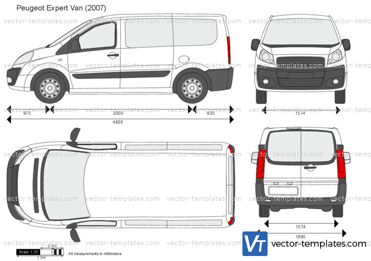 Templates - Cars - Peugeot - Peugeot Expert Van