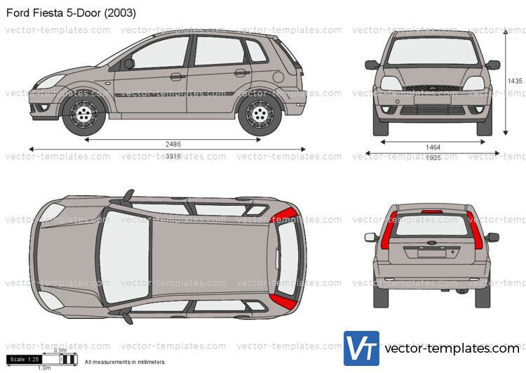 Smart ForTwo Cabrio (Model 451) vector drawing