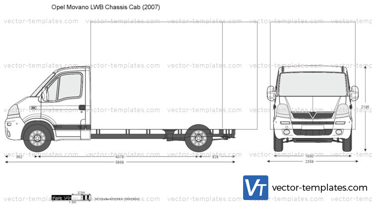 Opel Movano LWB Chassis Cab