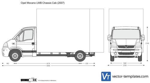 Opel Movano LWB Chassis Cab