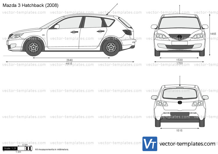 mazda 3 logo vector