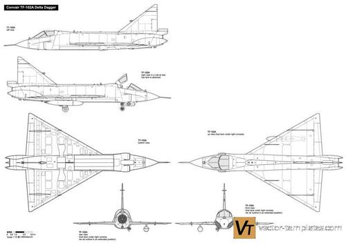 Convair TF-102A Delta Dagger