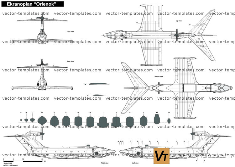 Ekranoplan A-90 Orlyonok