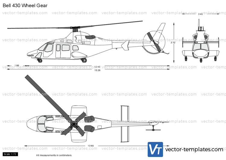 Bell 430 Wheel Gear