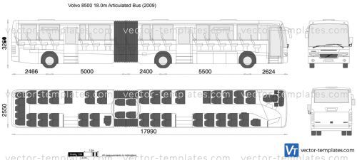 Volvo 8500 18.0m Articulated Bus