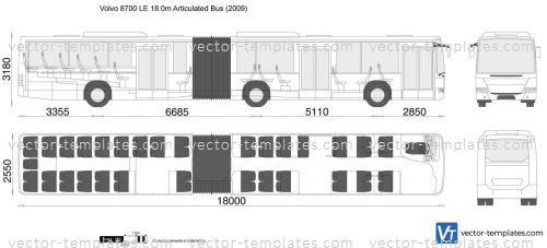 Volvo 8700 LE 18.0m Articulated Bus