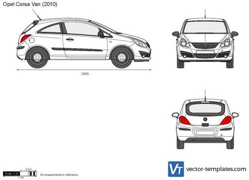 Opel Corsa D Van