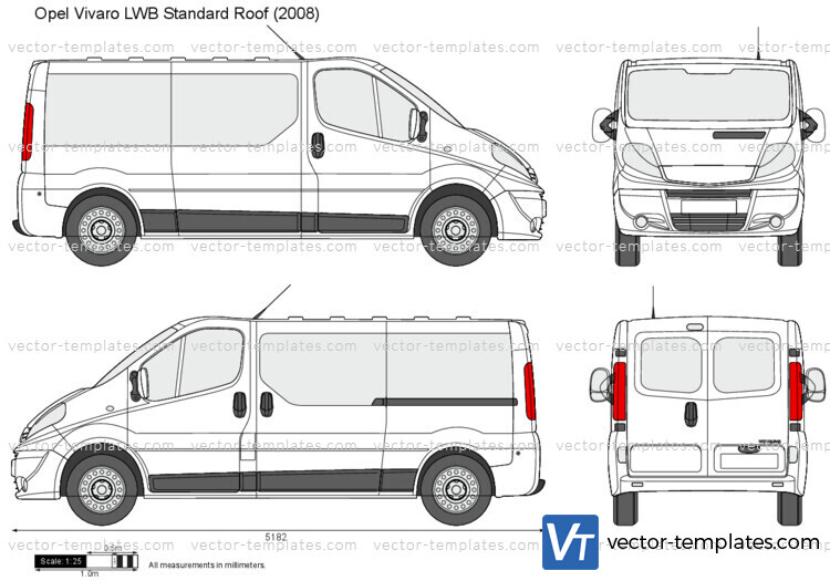 Opel Vivaro LWB Standard Roof