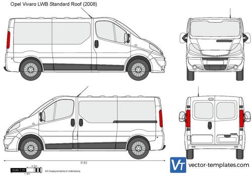 Opel Vivaro LWB Standard Roof