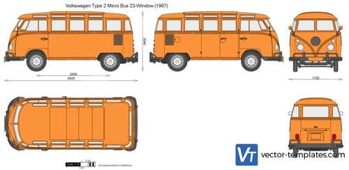 Volkswagen Type 2 Micro Bus 23-Window