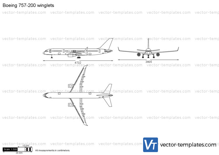 Boeing 757-200 winglets