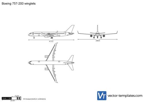 Boeing 757-200 winglets