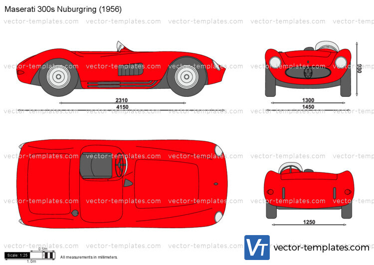 Maserati 300s Nurburgring