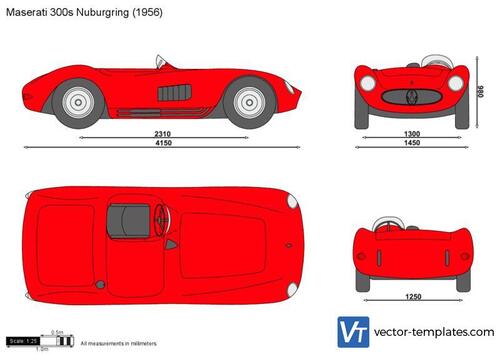 Maserati 300s Nurburgring