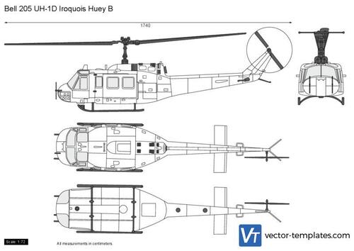 Bell 205 UH-1D Iroquois Huey B