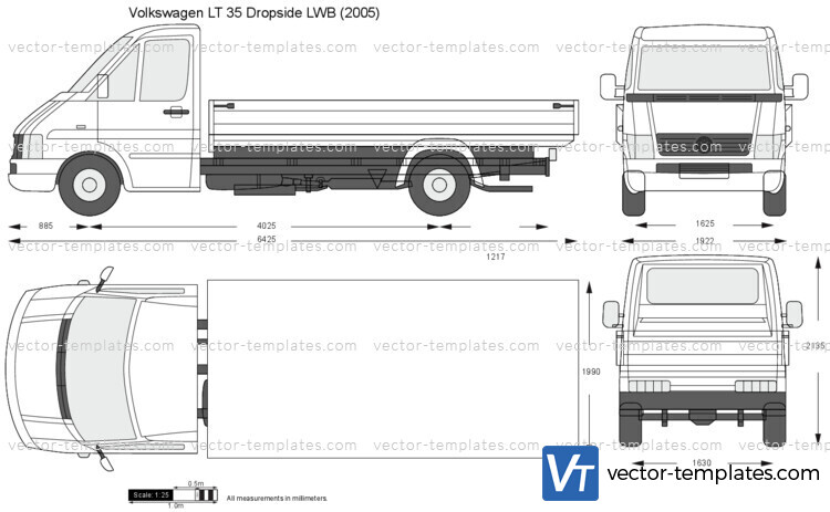 Volkswagen LT 35 Dropside LWB