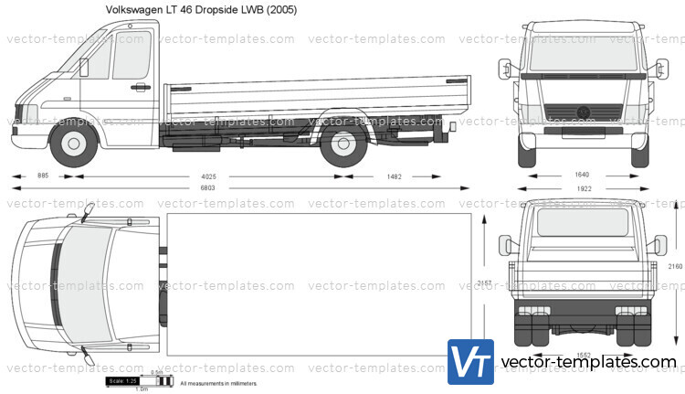 Volkswagen LT 46 Dropside LWB