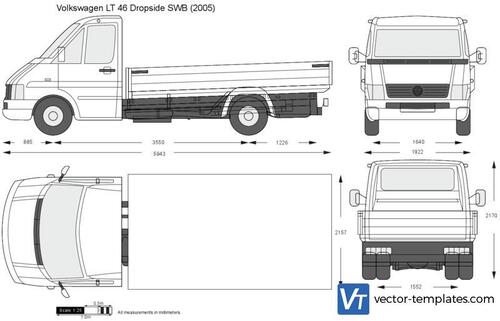 Volkswagen LT 46 Dropside SWB