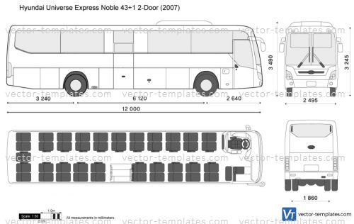 Hyundai Universe Express Noble 43+1 2-Door
