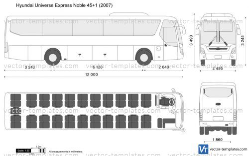 Hyundai Universe Express Noble 45+1