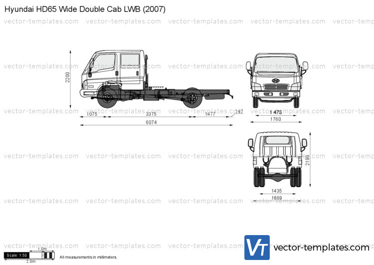 Hyundai HD65 Wide Double Cab LWB