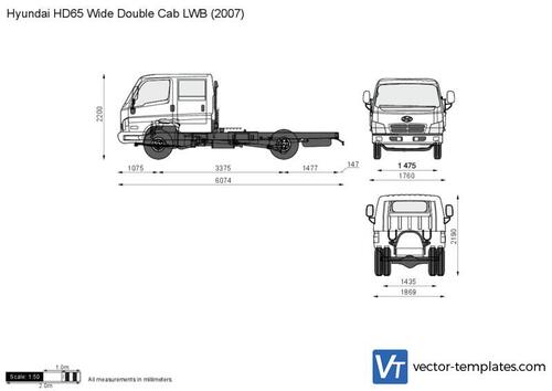 Hyundai HD65 Wide Double Cab LWB