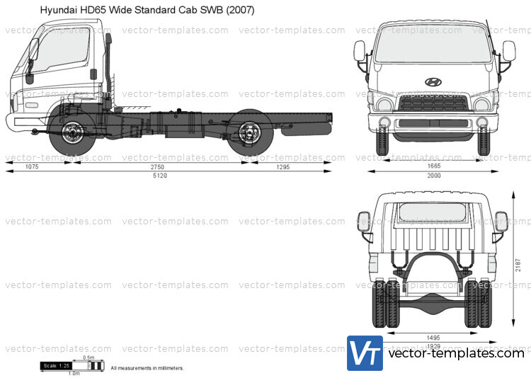 Hyundai HD65 Wide Standard Cab SWB