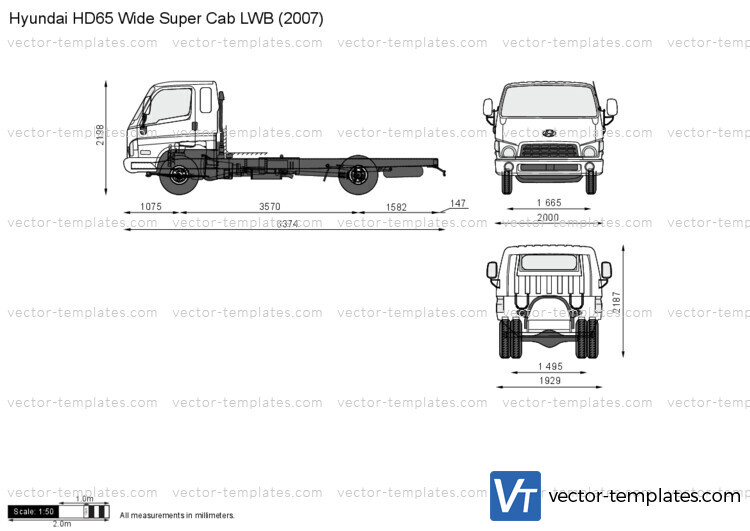 Hyundai HD65 Wide Super Cab LWB