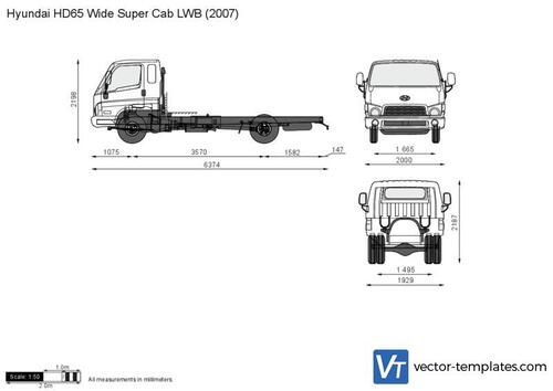 Hyundai HD65 Wide Super Cab LWB