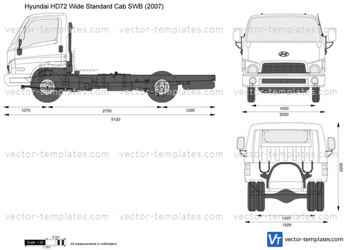 Hyundai HD72 Wide Standard Cab SWB