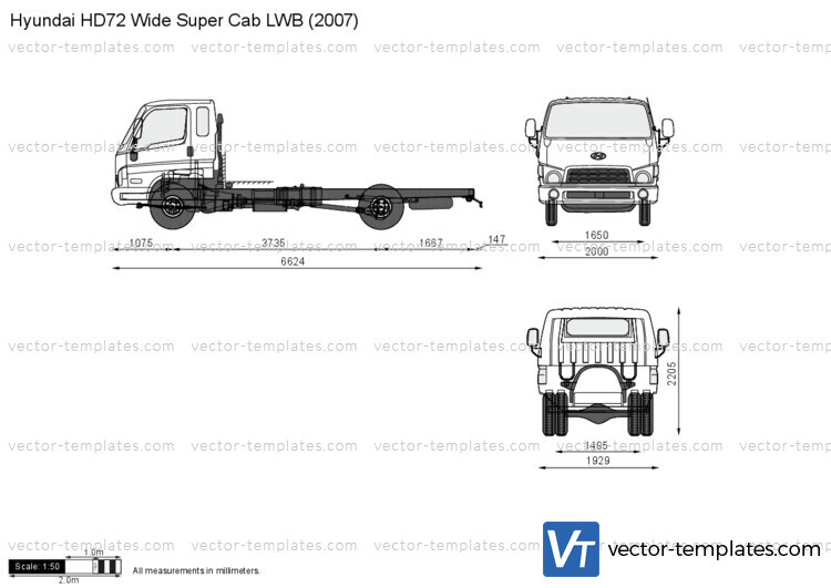 Hyundai HD72 Wide Super Cab LWB