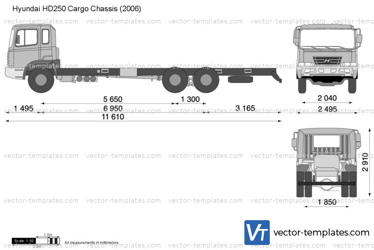 Hyundai HD250 Cargo Chassis