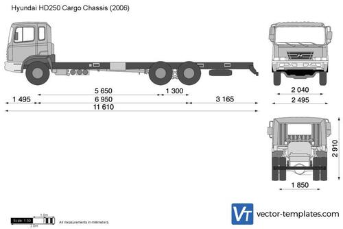 Hyundai HD250 Cargo Chassis