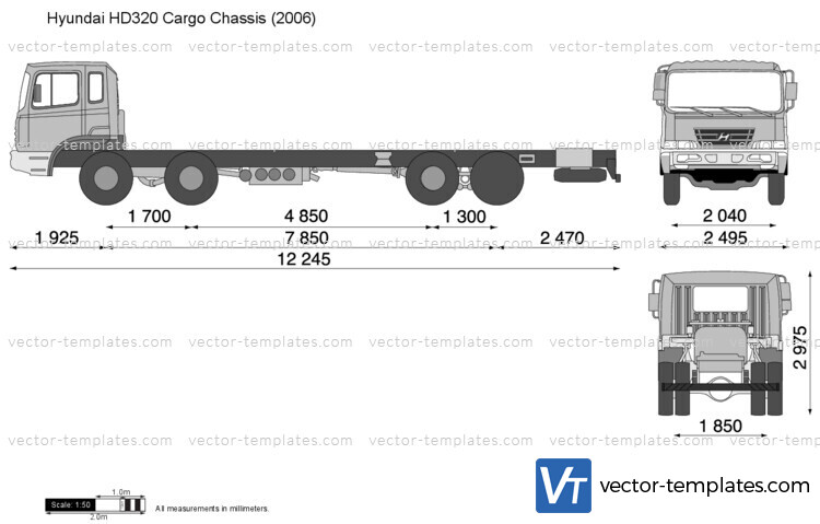 Hyundai HD320 Cargo Chassis