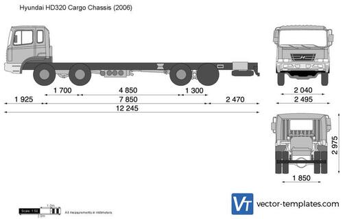 Hyundai HD320 Cargo Chassis