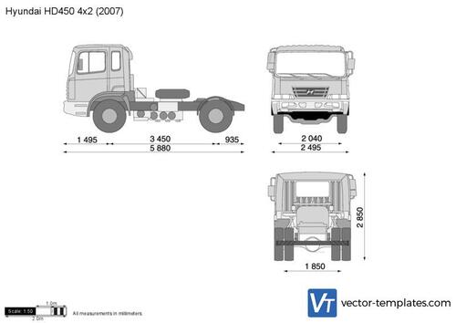 Hyundai HD450 4x2 Tractor