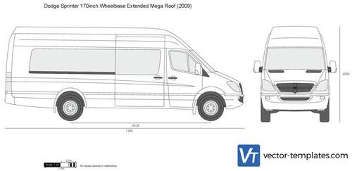 Dodge Sprinter 170inch Wheelbase Extended Mega Roof