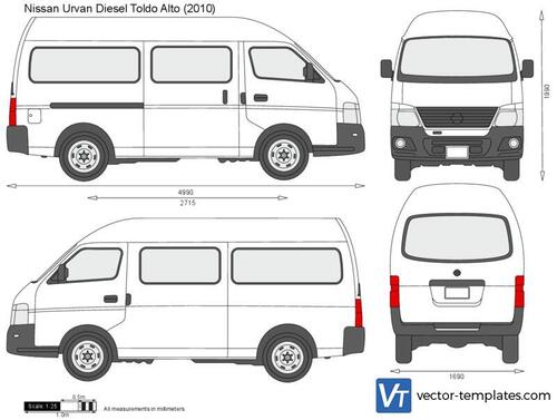 Nissan Urvan Diesel Toldo Alto