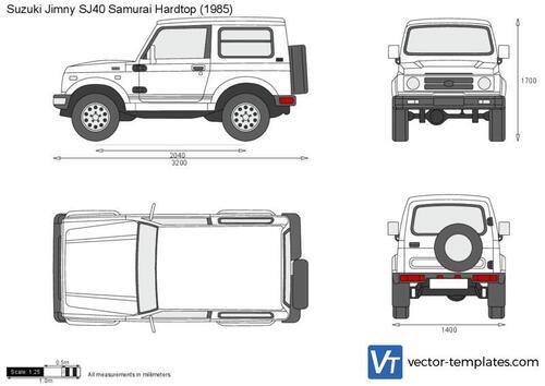 Suzuki Jimny SJ40 Samurai Hardtop