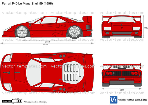 Ferrari F40 Le Mans Shell 59