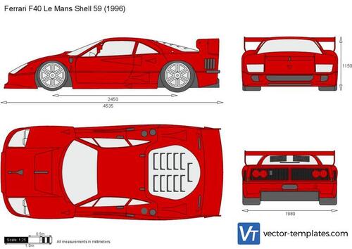 Ferrari F40 Le Mans Shell 59