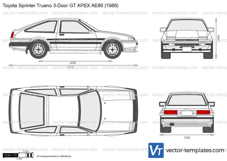 Toyota Sprinter Trueno 3-Door GT APEX AE86