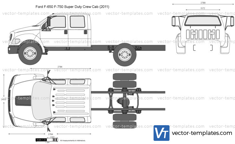 Ford F-650 F-750 Super Duty Crew Cab