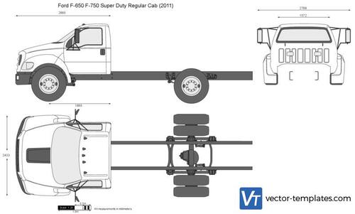 Ford F-650 F-750 Super Duty Regular Cab