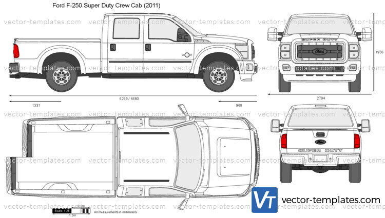 Ford F-250 Super Duty Crew Cab SWB 156