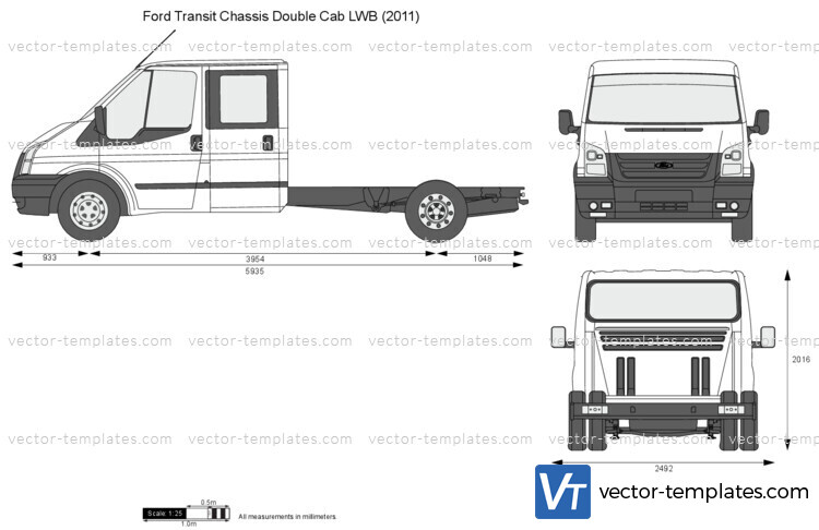 Ford Transit Chassis Double Cab LWB