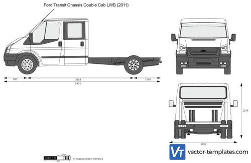 Ford Transit Chassis Double Cab LWB