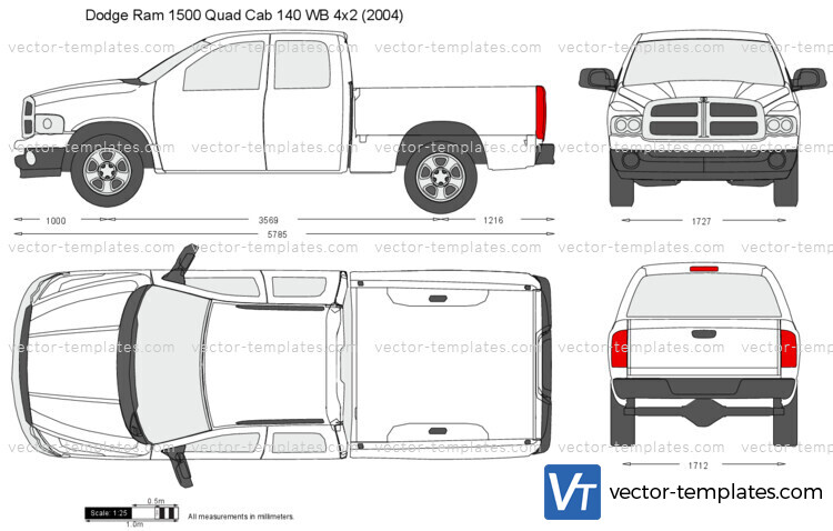 Dodge Ram 1500 Quad Cab 140 WB 4x2